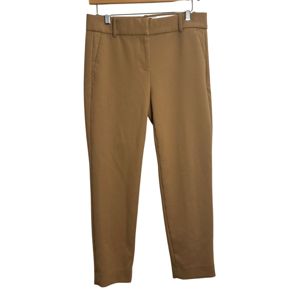 J.Crew Cameron Size 6 Slim Crop Pants Camel Tan Women Business Casual Workwear